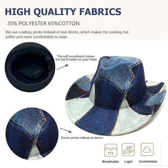 Brim Cowboy Hat - Picture 5 of 6